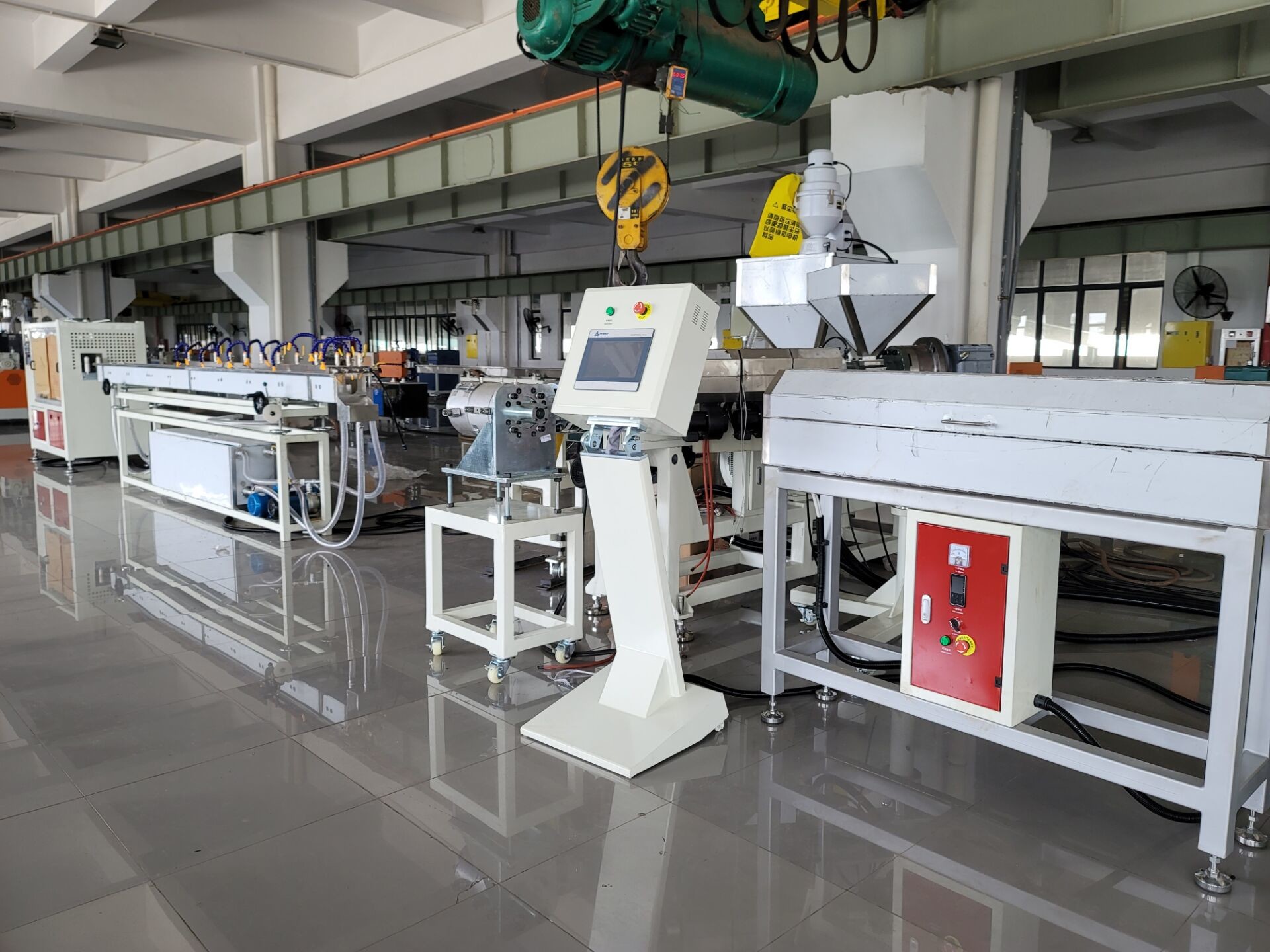 Greenhouse Coating Plastic Pipe Machine For Warehouse Logistics With Long Service Life