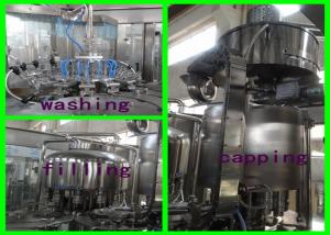 China Rotary Wheel 3-In-1 Plastic Bottle Water Making / Packing Water Bottling Machine wholesale