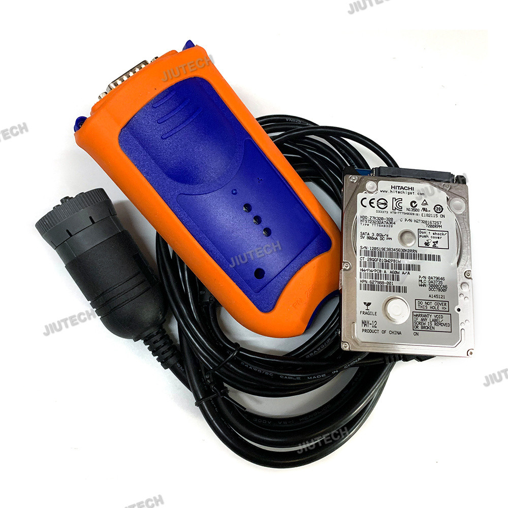 EDL V2 EDLSCAN Electronic Data Link Diagnostic Adapter Construction Agriculture Equipment Service ADVISOR+Xplore tablet