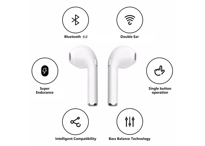 Bluetooth Earbuds wireless Earphone with Charging Case for iPhone / Android phone