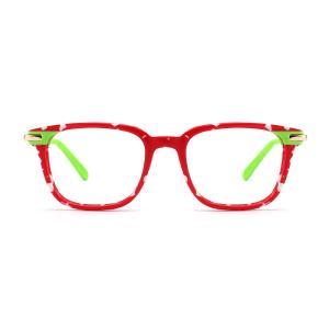 China CE certification Children Eye Glasses Lightweight , Square Acetate Glasses Frame wholesale