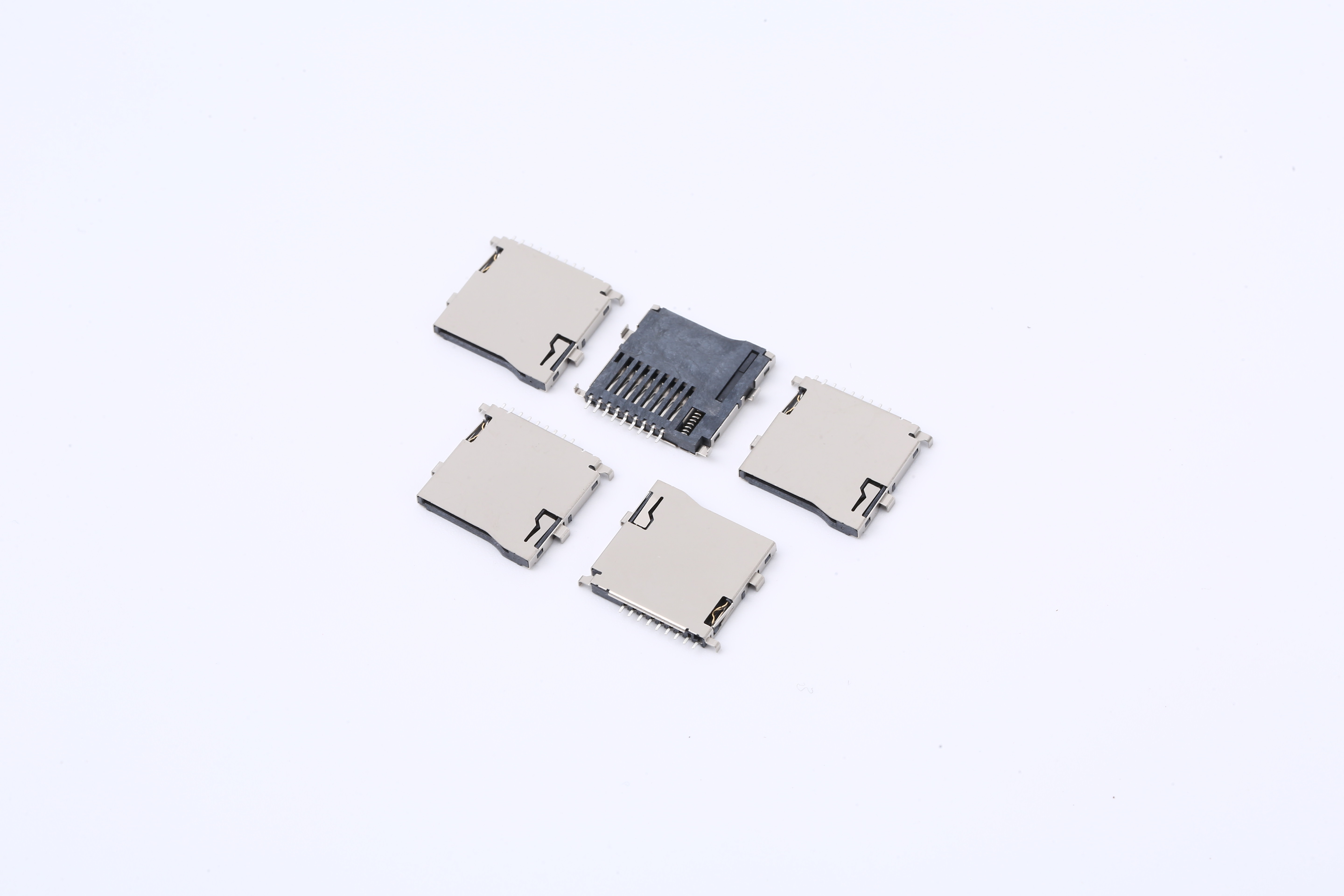 Push Push Female Micro SD Card Connector LCP T Flash Socket 9 Pin