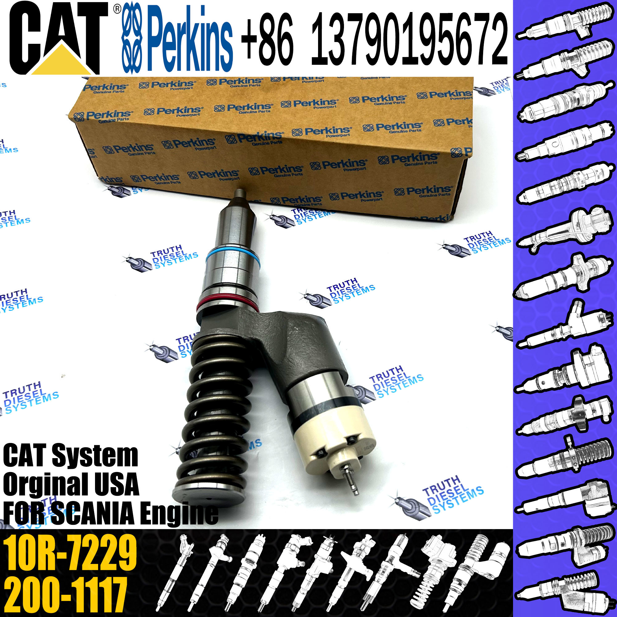 C15 Fuel Injector Assembly 211-3025 253-0615 374-0750 10R-1000 10R-3264 10R-7229 200-1117 229-5919 235-1400 235-1401