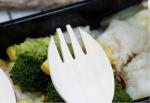 Recyclable Wooden Disposable Cutlery Set Eco Friendly Utensils 160mm
