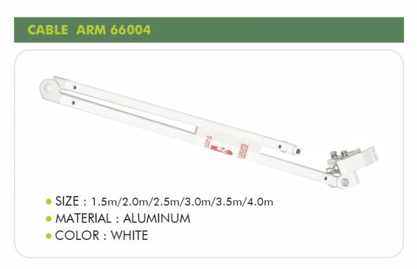 Awning telescopic arm, outdoor telescopic awning arm with LED