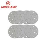 6 Inch 150 Mm Woodworking Sandpaper White Colour Round Sanding Disc Dry Wall