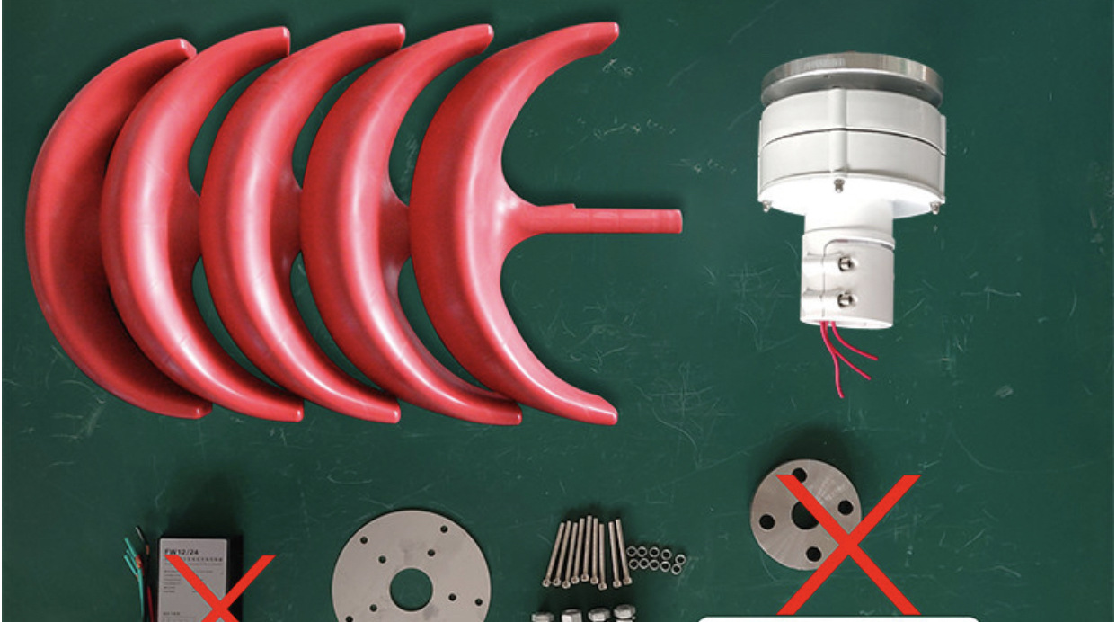 20Kw Wind Turbine Generator 500W Horizontal Wind Turbine Generator 24-220V-3000M/S Wind Turbine Generator Motor