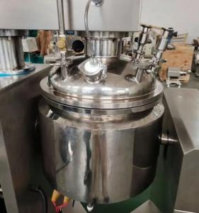 China Serums Gels Vacuum Emulsifying Mixer Machine 3mm Sausage Emulsifier Machine wholesale