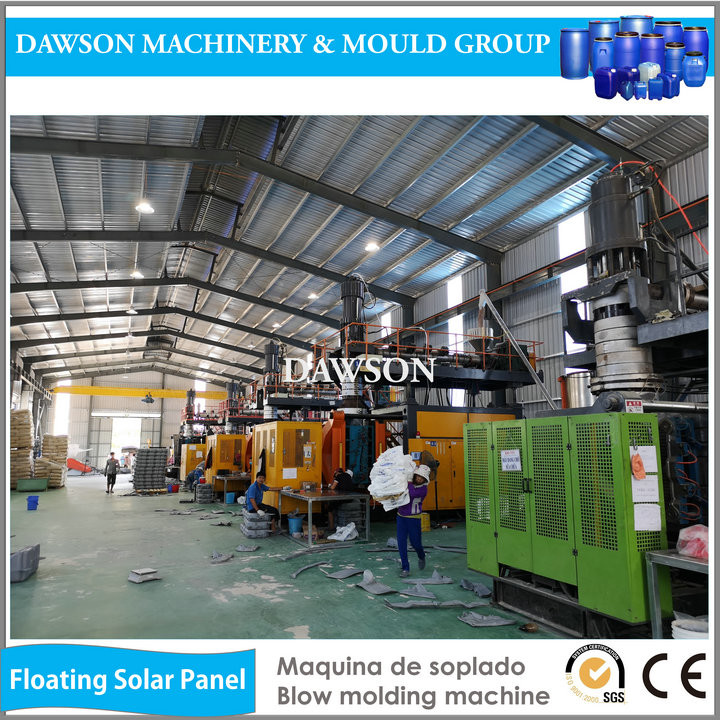 Water Surface Plastic Floating Solar Panels System Produced by Blow Molding Machine
