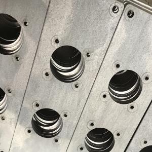 China ISO9001 Sheet Metal Fabrication Service , 0.02mm Sheet Metal Stamping Parts wholesale