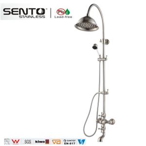 China Royal design shower faucet stainless steel shower mixer set wholesale