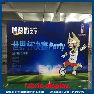China Stretch Trade Show Tension Fabric Displays with Dye Sublimation Printing wholesale