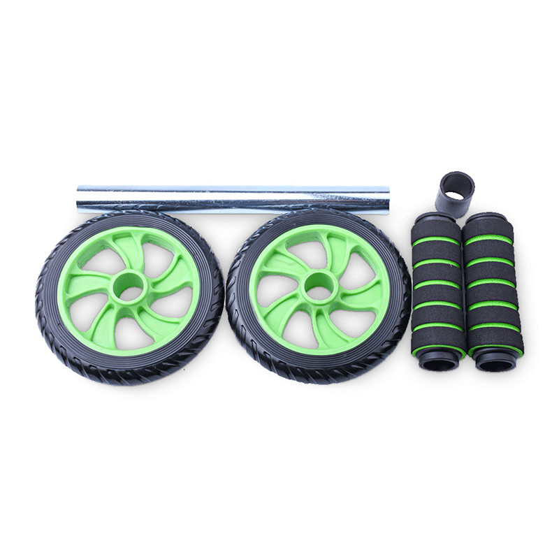 22cm PVC Push Up Ab Wheel Roller Set Sponge Handles