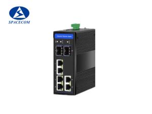 China 6×10/100/1000 Base Tx , 2×100/1000base Fx Sfp Wall mounting wholesale