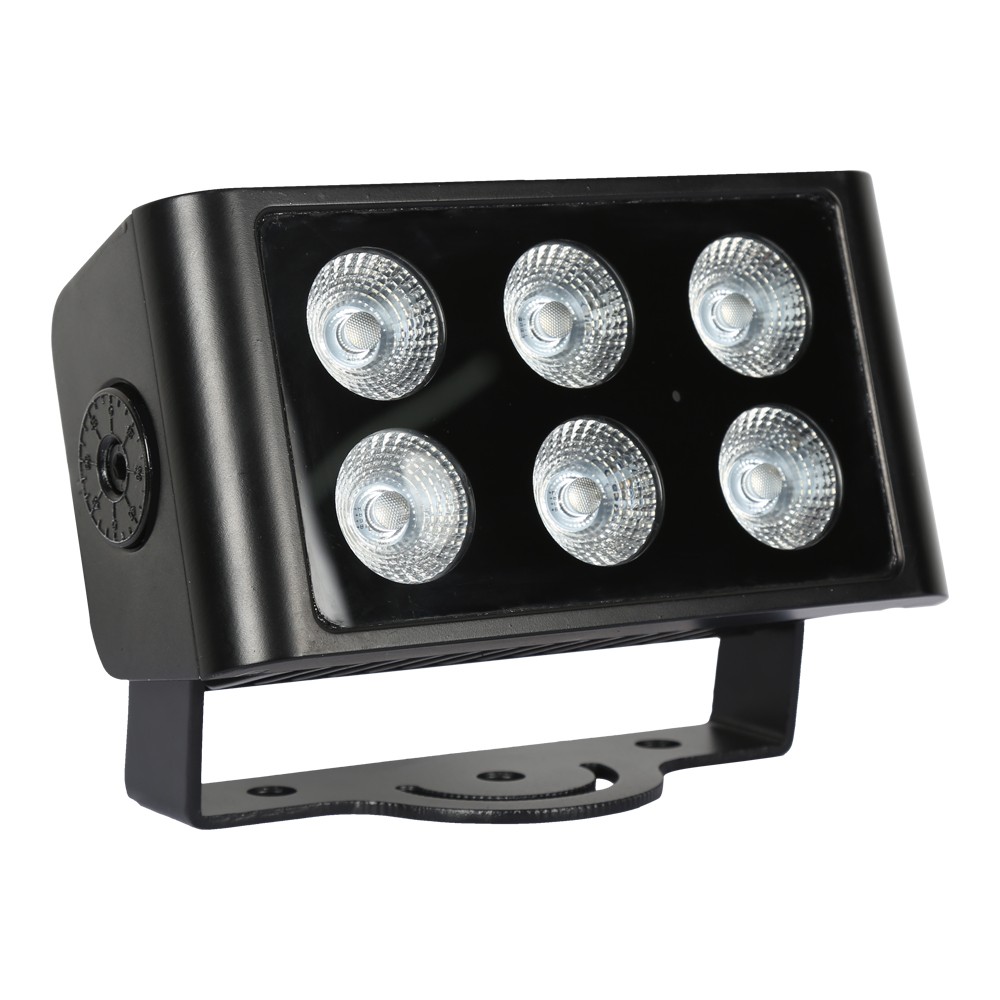 Waterproof 6 × 5 Watt RGBW 4 In 1 LED Stage Flood Lights