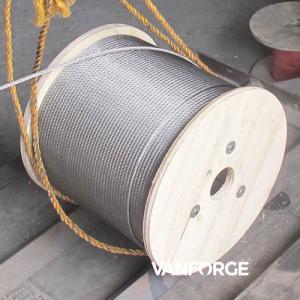 China Industrial Austenitic AISI316 Stainless Steel Wire Rope 6x37 Customized Length wholesale