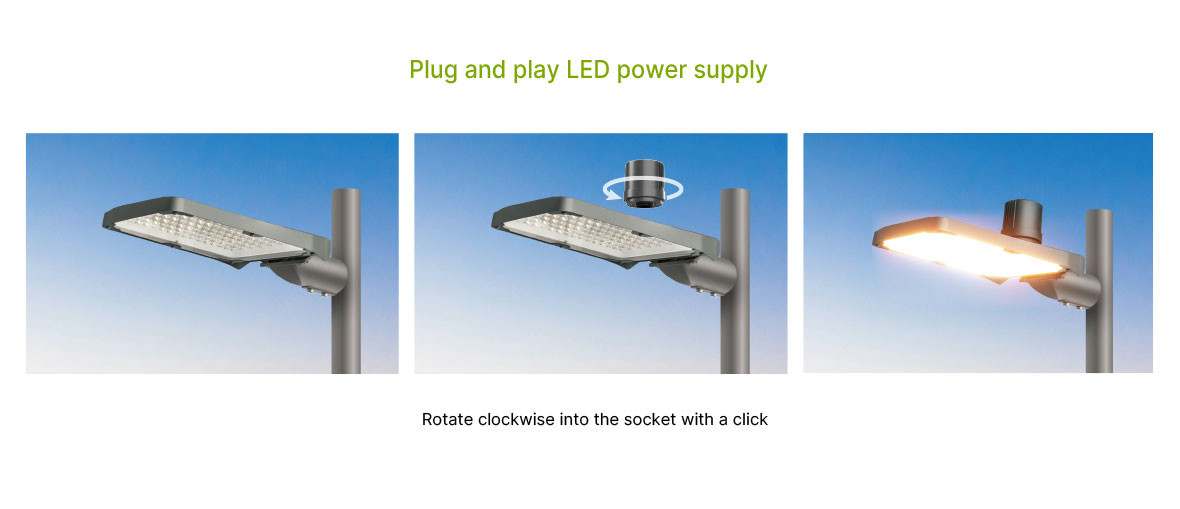 High Lumen LED Street Light Cri 70 and 4000K Color Temperature for Dependable Illumination