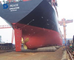 China Explosion Proof Docking Lifting Marine Rubber Ship Launching Airbags wholesale