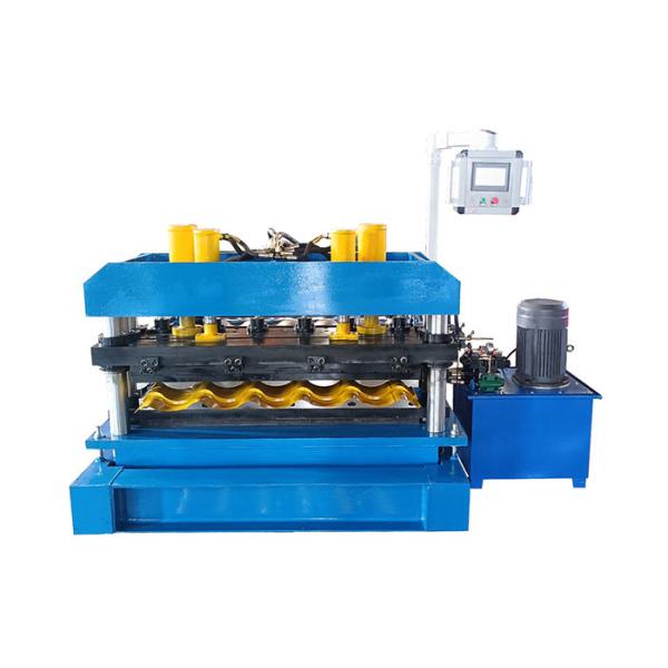 PPGI Steel Sheet Metal Roll Forming Machines With Cr12 Cutter