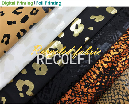 200GSM Activewear Made From Recycled Plastic Gym Suit Ink Jet Digital Printing