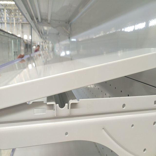Front Open Air Curtain Display Cooler