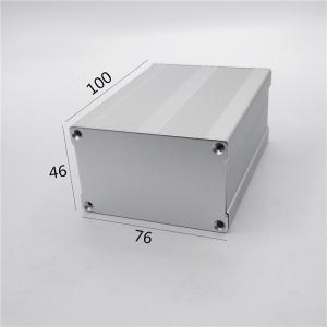 China 76*57*100mm Anodizing White Extruded Aluminum Housing wholesale
