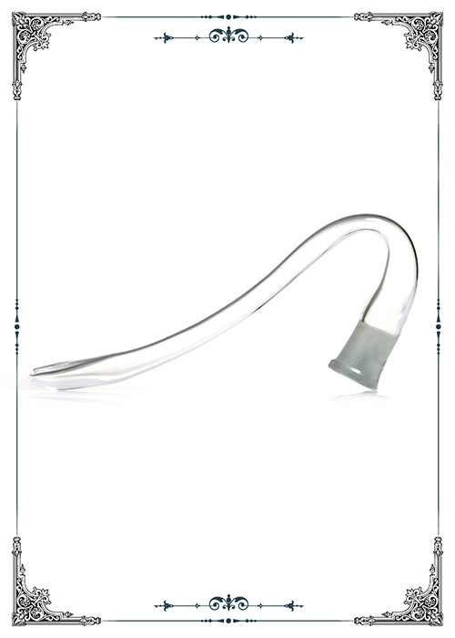Clear J-Hooks Adapter Borosilicate Glass Accessories For Smoking