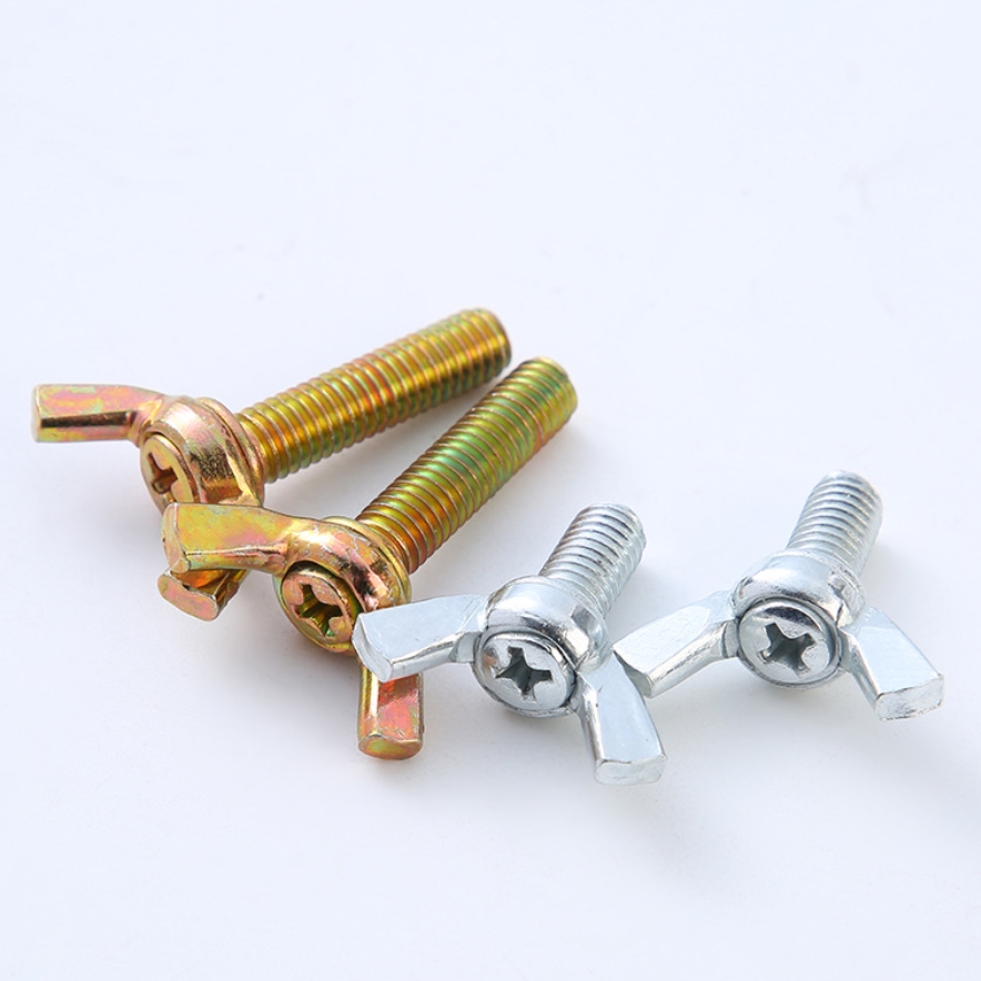 Butterfly Wing Bolt DIN316 Carbon Steel Hand-Turned Disc Bolts for Easy Installation