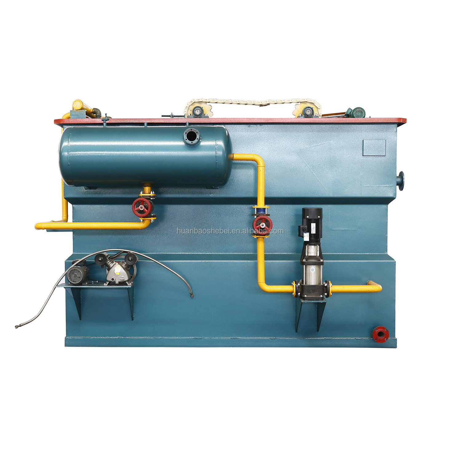 5mm Thick Dissolved Air Flotation Machine for Petrochemical Wastewater Treatment in Kenya