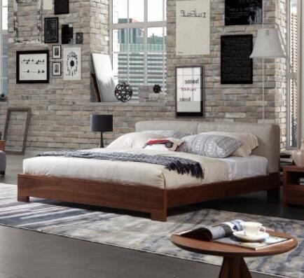 Modern Bedroom Furniture Upholstered Bed Headboard