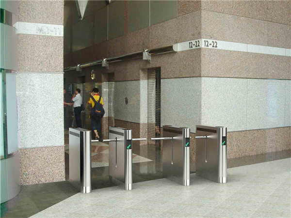Automatic Security Electronic Turnstiles Speed Gate Turnstile With Mirron Finished