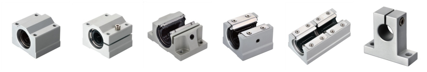 LINEAR Bearing With Rail Aluminium Cylinder Linear Ball Bearing Pillow Block for Long-Term