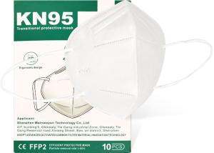 China CE FDA FFP2 KN95 Mask Disposable Protect 5 Ply Face Cover , KN95 Face Mask wholesale