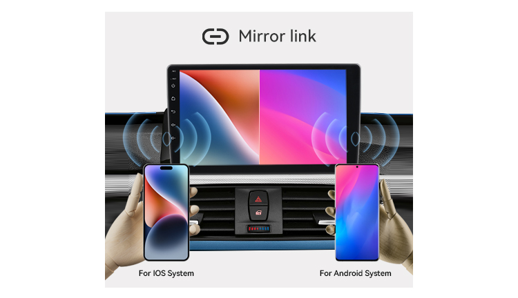 4 Core Universal Double Din Car Stereo 1+16GB 1+32GB 9 Inch WIFI