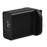 Portable Fast Charging Block , 15.5W 100-240V Qc 3.0 Wall Charger
