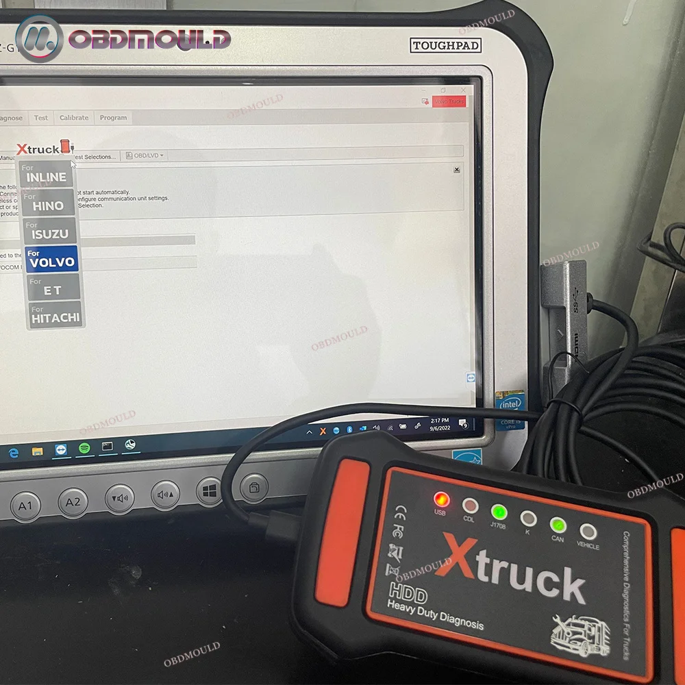 CANBUS Diagnostic Tool OBD2 Scanner Adapter for Heavy-Duty Truck Excavator Structure Diesel Engine