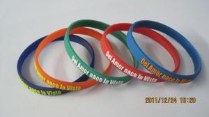 China Thin Silicon wristband wholesale