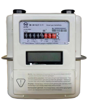 Smart LoraWan Wireless Gas Meter With Secure Data Transfer Real Time Monitoring
