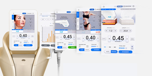 Beauty Clinic HIFU Face Lifting Machine Anti Age RF Face Lifting Machine