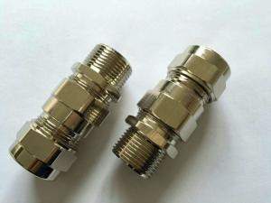 China Carbon Steel Explosion Proof Connectors , Male / Female Hazardous Area Connectors wholesale