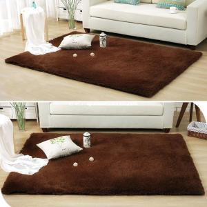 China soft solid fluffy shaggy area rug dining carpet floor mat Polyester shaggy carpet Shaggy rug 80x150,120x170,160x230cm wholesale