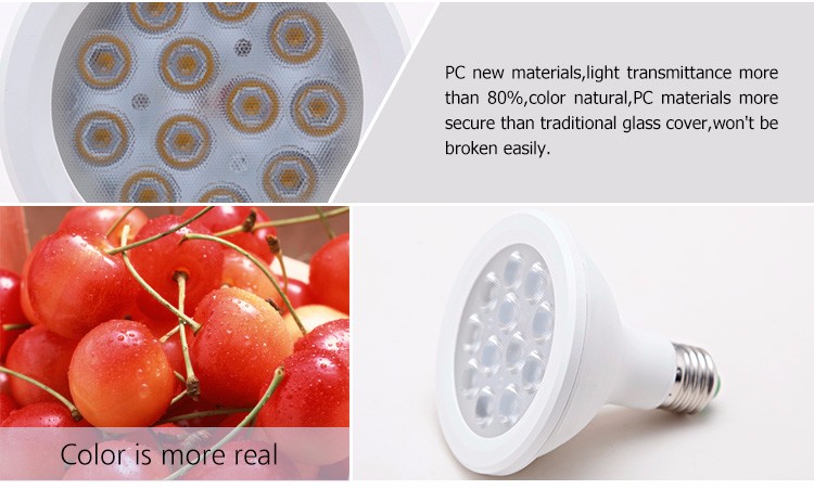 Ra90 12W E27 high bright LED par light factory