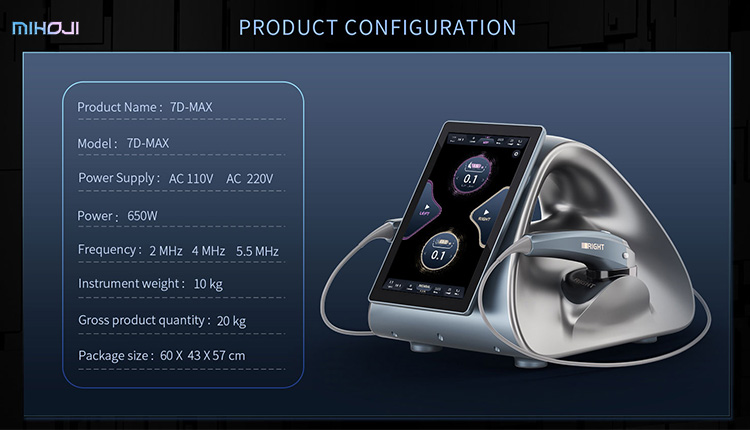 13D Hifu Body Slimming Machine Dual Handles Ultrasonic Hifu Vaginal Machine