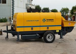 China High Pressure Diesel Concrete Trailer Pump Static Cement Pumping Machine on sale