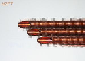 China Heat Transferring Copper Finned Tube Flexible For Coaxial Evaporators 10.2mm Inner Dia wholesale