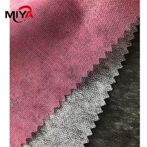 China Hard Microdot Glue 28gsm Non Woven Fusible Interlining wholesale