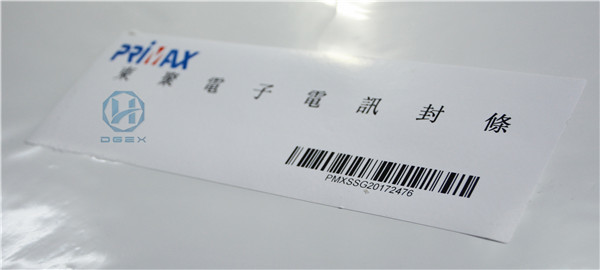 High Residue Tamper Evident Security Labels For Tamper Proof Container