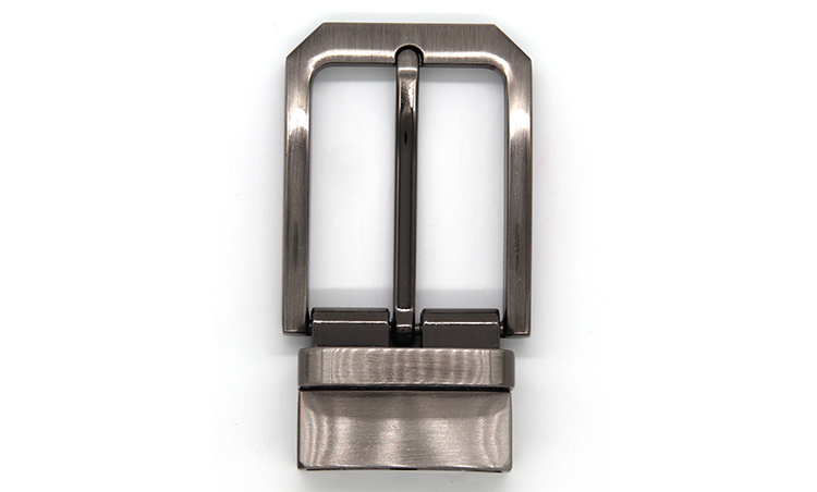 Wenzhou KML Best quality mult color simple zinc alloy reversible pin belt buckle promotion