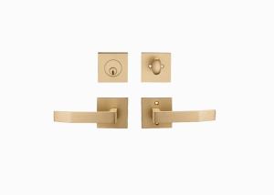 China Fashion Reversible American Door Handles Slim Square Design For Right And Left wholesale