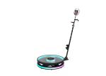 4 People 360 Picture Booth 100cm 115cm 360 Camera Photo Booth Colored Strip